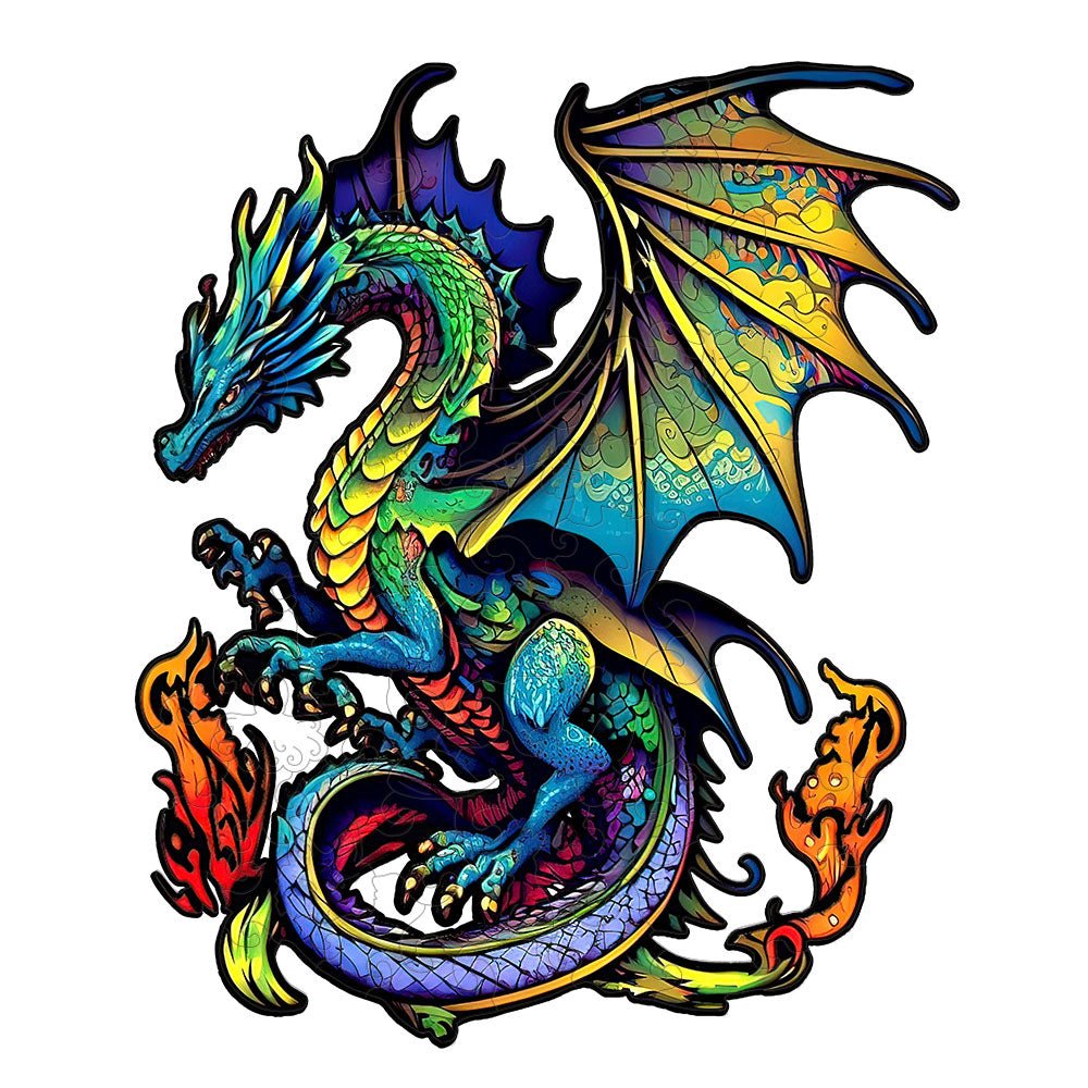 Mystery Dragon Wooden Jigsaw - Unipuzzles