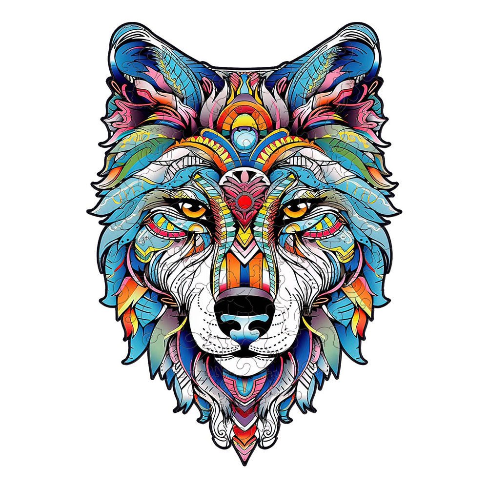 Mystery Wolf Wooden Jigsaw Puzzle - Unipuzzles
