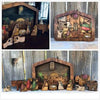 🧩💓Nativity Puzzle With Wood Burned Design Wooden Jesus Puzzles Set Jigsaw Game - Unipuzzles