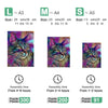 Oil painting style quiet cat wooden puzzle - Unipuzzles