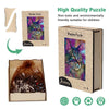 Oil painting style quiet cat wooden puzzle - Unipuzzles