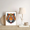 Orange Forest King Tiger original wooden puzzle - Unipuzzles