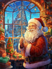 Organising presents with Father Christmas wooden jigsaw puzzle - Unipuzzles
