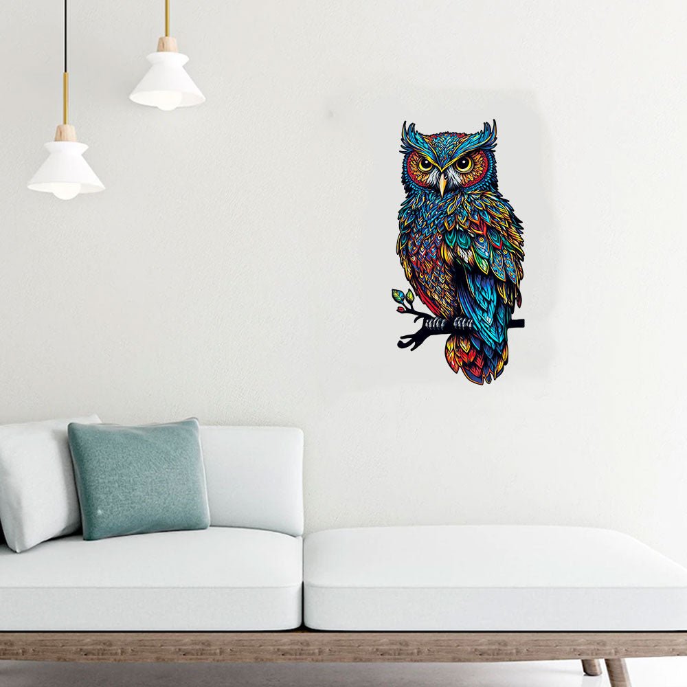 Owl Wooden Jigsaw Puzzle - Unipuzzles