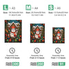 Load image into Gallery viewer, Painted Red Scarf Christmas Snowman Wooden Puzzle - Unipuzzles
