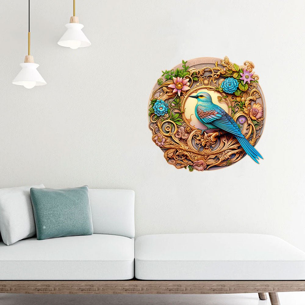 Palace Style Kingfisher Wooden Original Jigsaw Puzzle - Unipuzzles