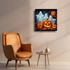 Pumpkin Ghost Wooden Jigsaw Puzzle - Unipuzzles