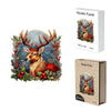 Red Elk Wooden Original Jigsaw Puzzle - Unipuzzles