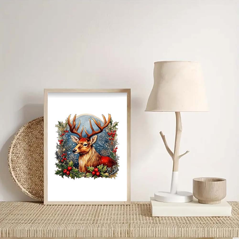 Red Elk Wooden Original Jigsaw Puzzle - Unipuzzles