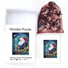 Red Hat Father Christmas Wooden Puzzle - Unipuzzles
