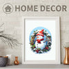 Red Scarf Christmas Snowman Wooden Original Jigsaw Puzzle - Unipuzzles