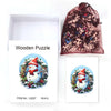 Red Scarf Christmas Snowman Wooden Original Jigsaw Puzzle - Unipuzzles