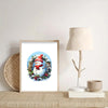 Red Scarf Christmas Snowman Wooden Original Jigsaw Puzzle - Unipuzzles