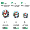 Red Scarf Christmas Snowman Wooden Original Jigsaw Puzzle - Unipuzzles
