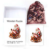 Santa Claus sleigh Wooden Jigsaw Puzzle - Unipuzzles