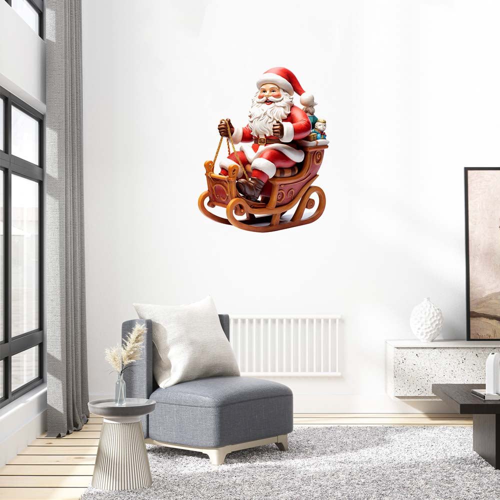 Santa Claus sleigh Wooden Jigsaw Puzzle - Unipuzzles