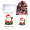 Santa Claus theme decorative painting wooden puzzle - Unipuzzles