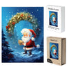 Santa reads a wreath - Unipuzzles