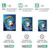 Santa reads a wreath - Unipuzzles