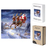 Santa sleigh Wooden Jigsaw Puzzle - Unipuzzles