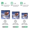 Santa sleigh Wooden Jigsaw Puzzle - Unipuzzles