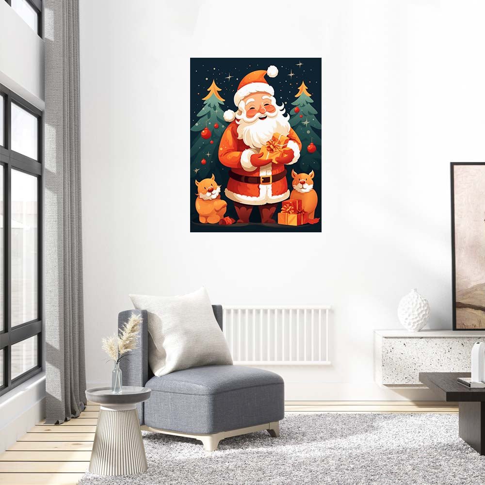 Santa's Starry Night Adventure Wooden Jigsaw Puzzles - Unipuzzles