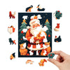 Laden Sie das Bild in den Galerie-Viewer, Santa&#39;s Starry Night Adventure Wooden Jigsaw Puzzles - Unipuzzles