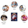 Santa's Wreath Wooden Original Puzzle - Unipuzzles