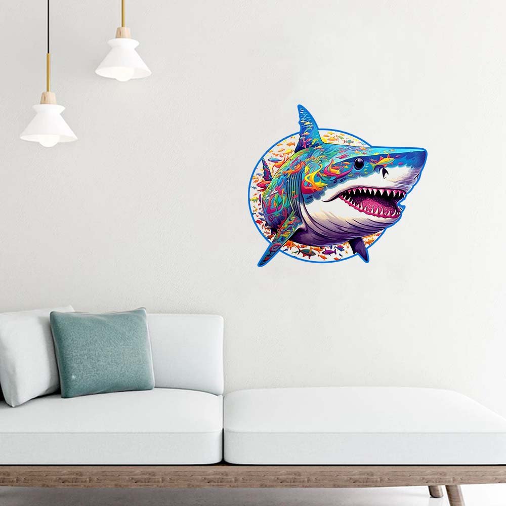 Shark Wooden Jigsaw Puzzle - Unipuzzles