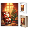 Smiling Father Christmas Wooden Original Jigsaw Puzzle - Unipuzzles