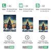 Snowy Night Christmas Tree Wooden Original Jigsaw Puzzle - Unipuzzles
