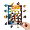 Standing by the Window Santa Wooden Original Jigsaw Puzzle - Unipuzzles