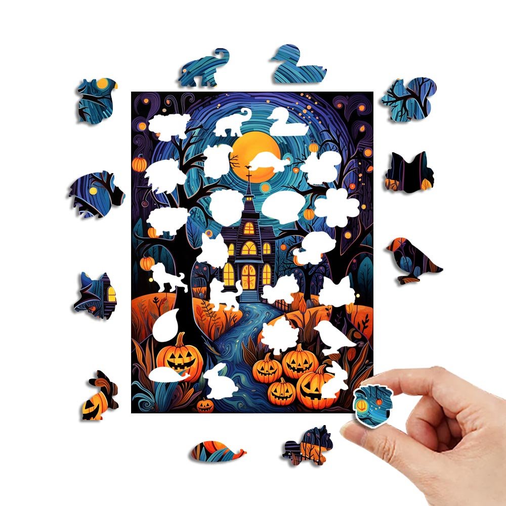 Starry night with clouds - Unipuzzles