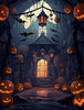The castle lights up for Halloween - Unipuzzles