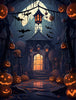The castle lights up for Halloween - Unipuzzles