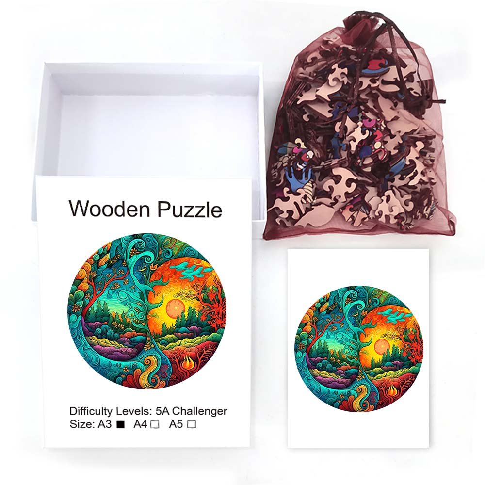 Tree Of Life Wooden Jigsaw Puzzle - Unipuzzles