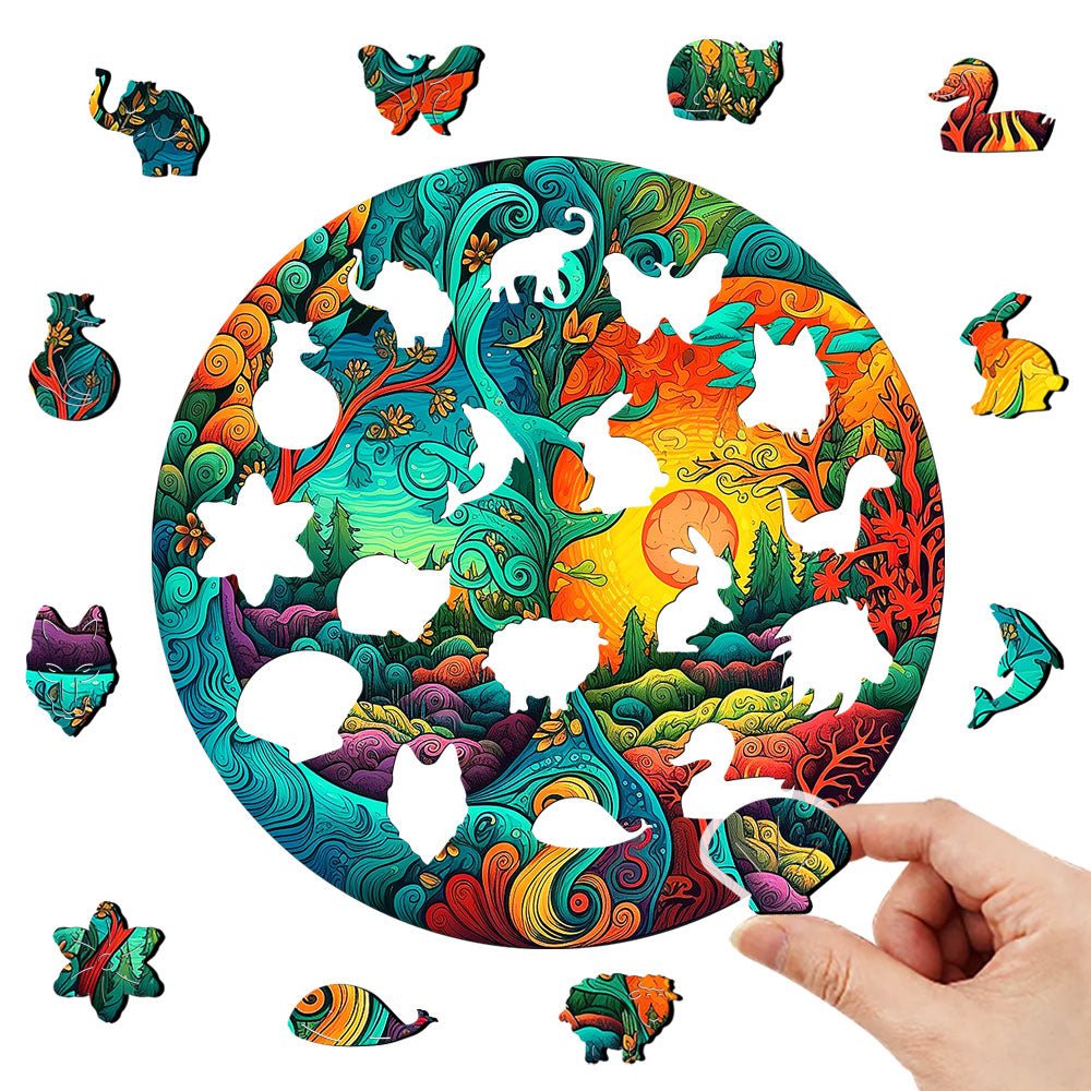 Tree Of Life Wooden Jigsaw Puzzle - Unipuzzles