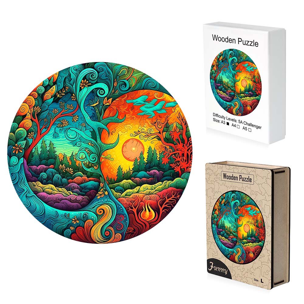 Tree Of Life Wooden Jigsaw Puzzle - Unipuzzles