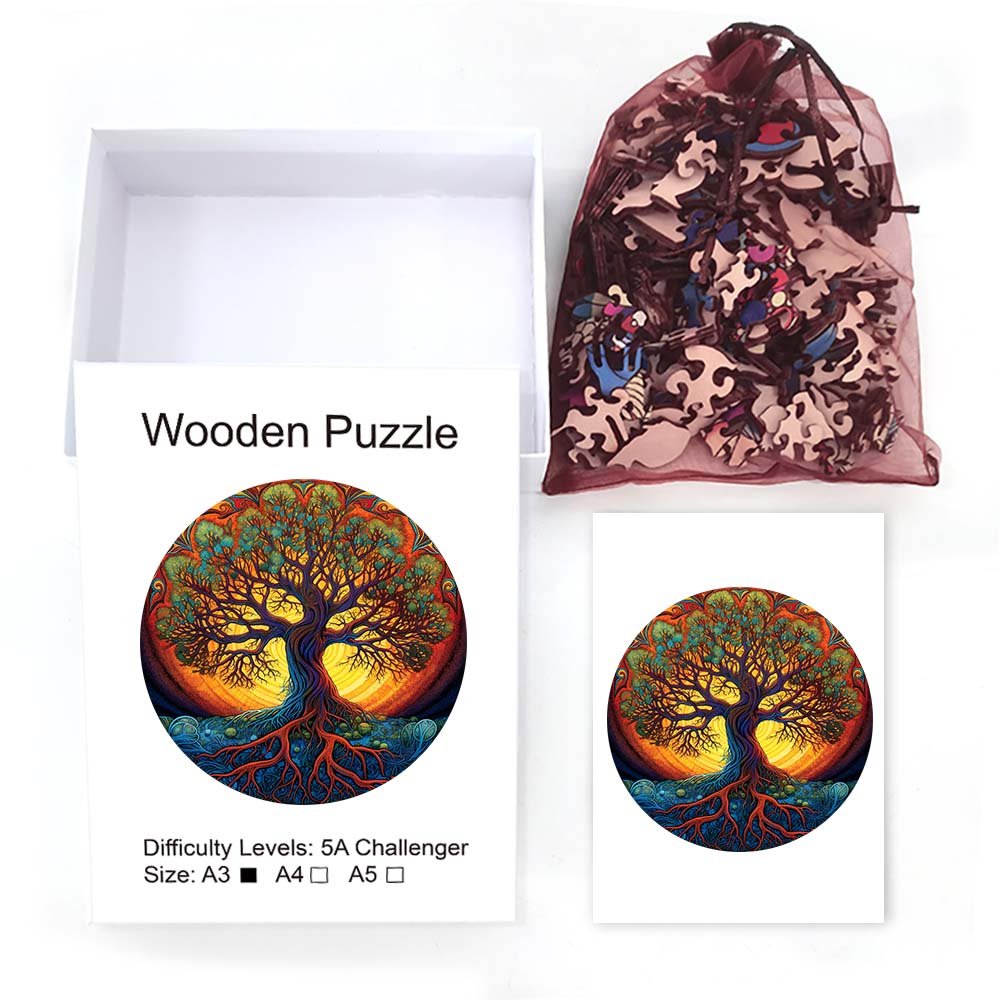 Tree Of Life Wooden Jigsaw Puzzle - Unipuzzles