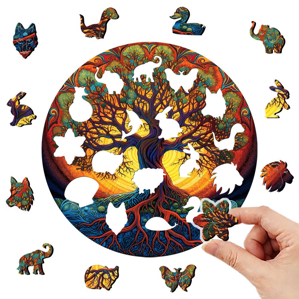 Tree Of Life Wooden Jigsaw Puzzle - Unipuzzles