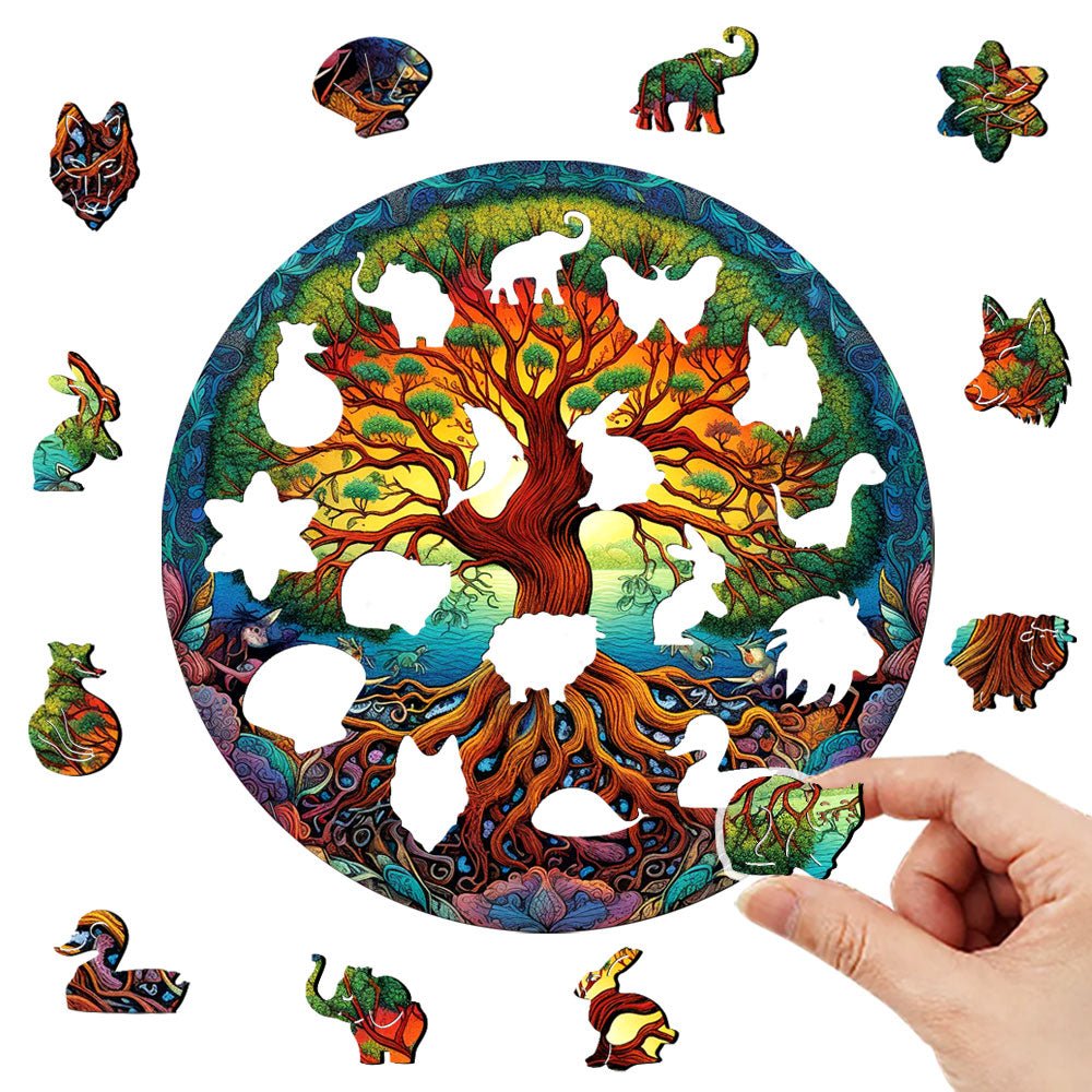 Tree Of Life Wooden Jigsaw Puzzle - Unipuzzles