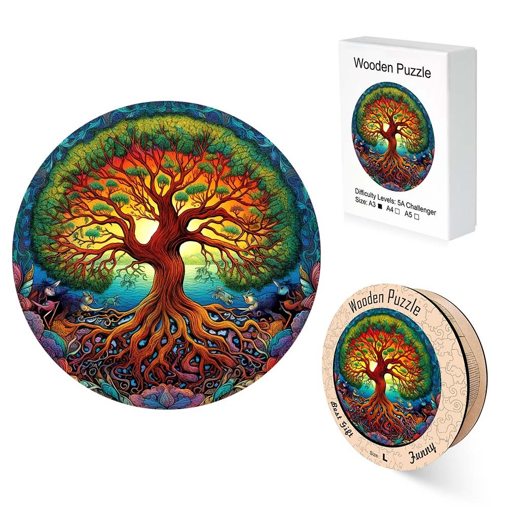 Tree Of Life Wooden Jigsaw Puzzle - Unipuzzles