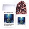 Trees full of fruit in the Christmas night light - Unipuzzles