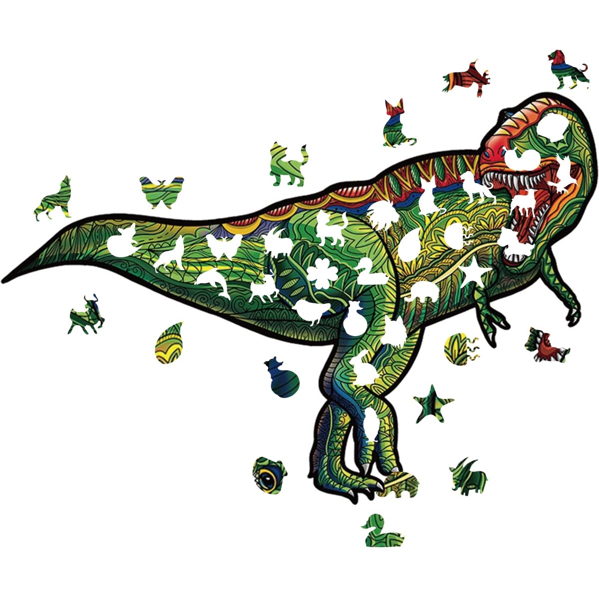 Tyrannosaurus Wooden Jigsaw Puzzle - Unipuzzles