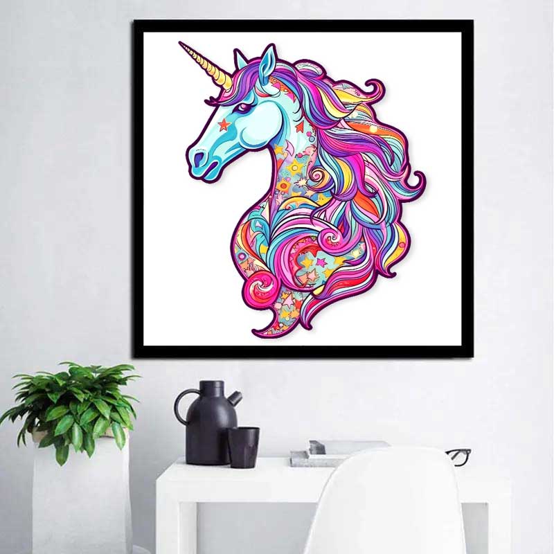 Unicorn Wooden Jigsaw Puzzle - Unipuzzles