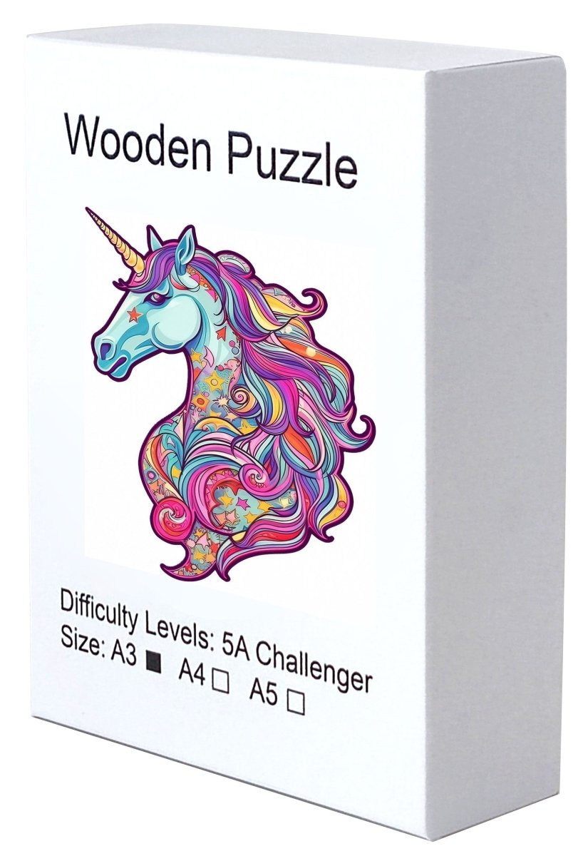 Unicorn Wooden Jigsaw Puzzle - Unipuzzles