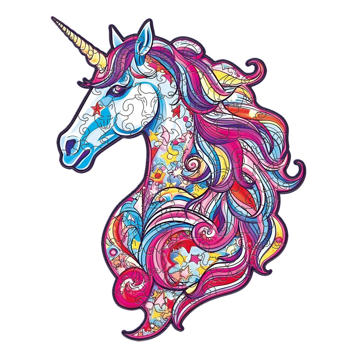 Unicorn Wooden Jigsaw Puzzle - Unipuzzles