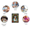 Vintage Cosy Christmas Snowman Wooden Puzzle - Unipuzzles