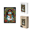 Vintage Cosy Christmas Snowman Wooden Puzzle - Unipuzzles