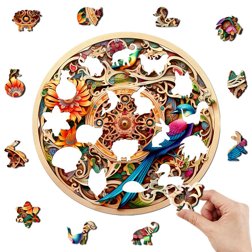 Vivid Nature Animals Wooden Original Puzzle - Unipuzzles